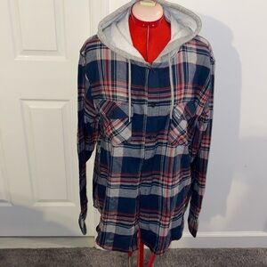 Hoodied Flannel